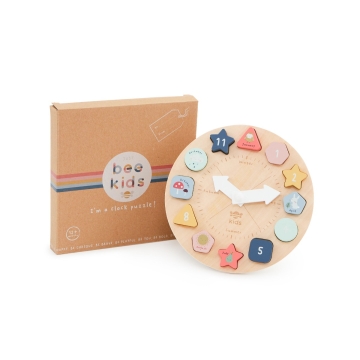 Just Bee Kids Wooden Clock Puzzle