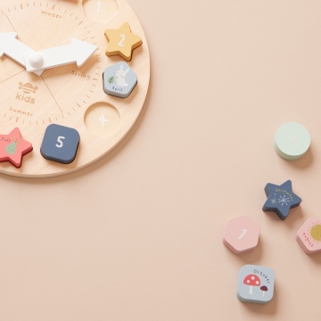 Just Bee Kids Wooden Clock Puzzle