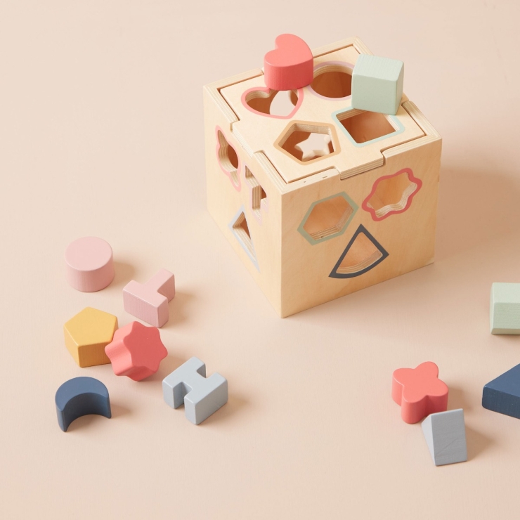 Just Bee Kids Wooden Shape Sorter Children’s Toy